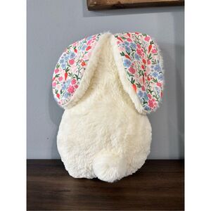 Target, white bunny with floral ears, Easter pillow